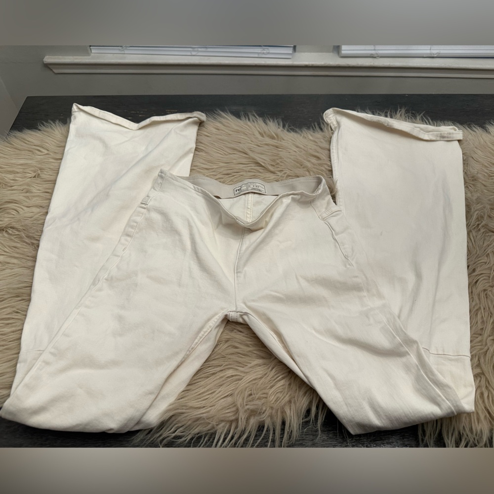Free People Cream Textured Jacket